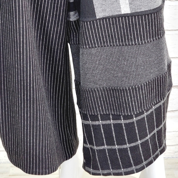 Designer Alembika Funky Blk/Wht Pinstripe Pant NWOT! Alembika Size:4 - Picture 2 of 12